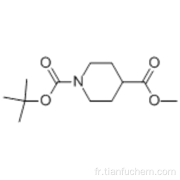 Ester méthylique de l&#39;acide N-Boc-pipéridine-4-carboxylique CAS 124443-68-1